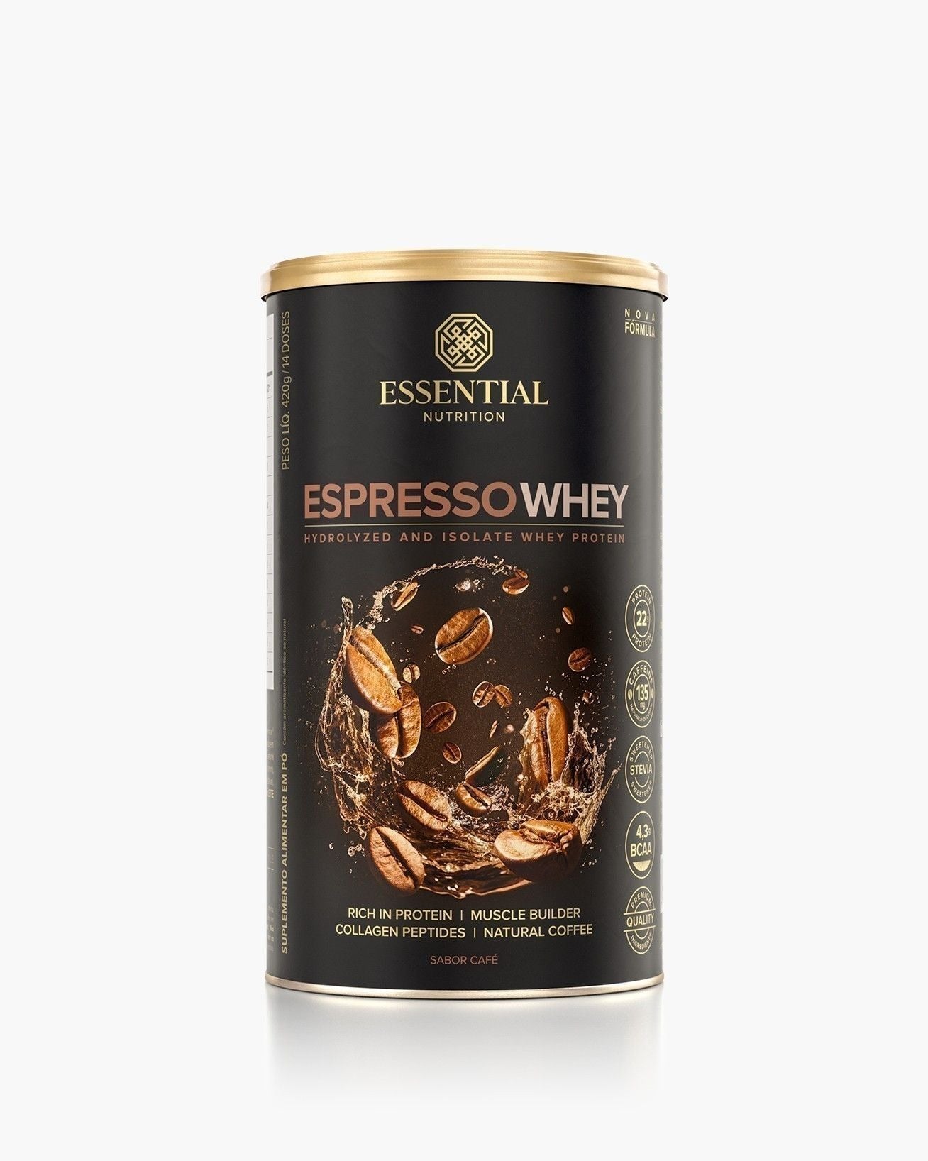 Espresso Whey Lata | 14 doses